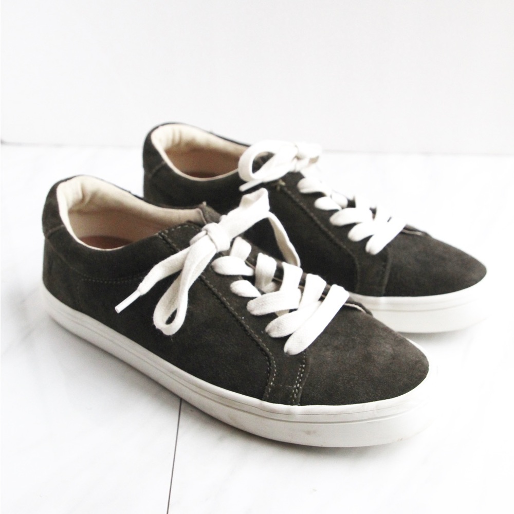 Frye Suede Kerry Low Lace Sneakers